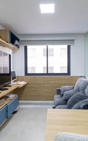 Apartamento à venda com 25m², 1 quarto e sem vaga Apartamento à venda com 25m², 1 quarto e sem vagaSala