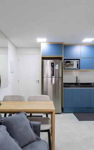 Apartamento à venda com 25m², 1 quarto e sem vaga Apartamento à venda com 25m², 1 quarto e sem vagaSala