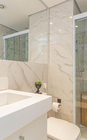 Apartamento à venda com 63m², 2 quartos e 1 vagaBanheiro Social