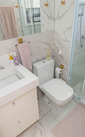 Apartamento à venda com 63m², 2 quartos e 1 vagaBanheiro da Suíte