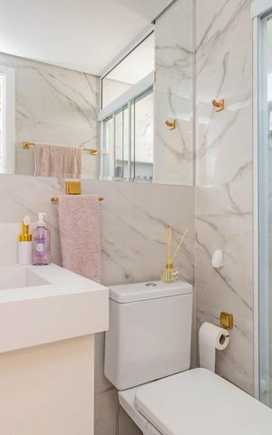 Apartamento à venda com 63m², 2 quartos e 1 vagaBanheiro da Suíte