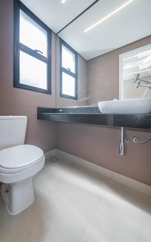 Casa de condomínio à venda com 146m², 2 quartos e 2 vagasBanheiro Social