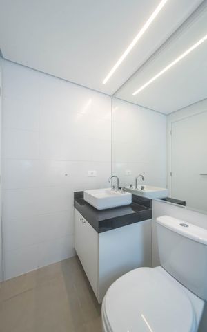 Casa de condomínio à venda com 146m², 2 quartos e 2 vagasBanheiro da Suíte 1