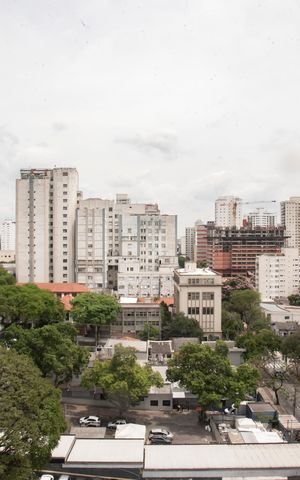 Apartamento à venda com 128m², 3 quartos e 3 vagasVista da Varanda da Sala
