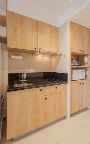 Studio à venda com 27m², 1 quarto e sem vagaCozinha