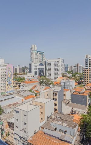 Studio à venda com 27m², 1 quarto e sem vagaVista da Varanda