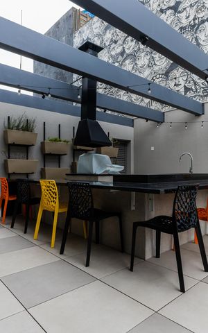 Studio à venda com 27m², 1 quarto e sem vagaÁrea comum - Espaço Gourmet