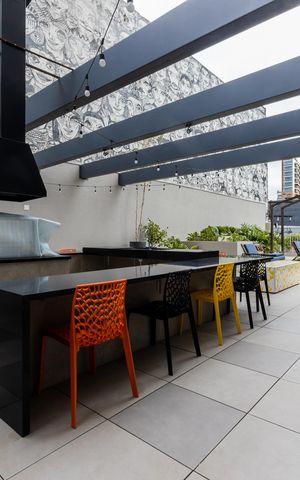 Studio à venda com 27m², 1 quarto e sem vagaÁrea comum - Espaço Gourmet
