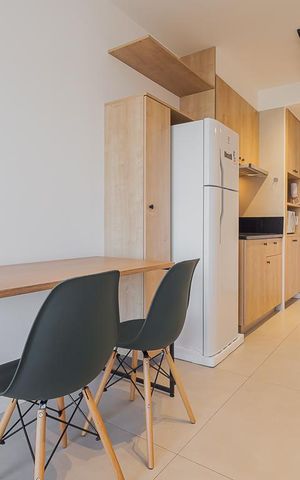 Studio à venda com 27m², 1 quarto e sem vagaCozinha