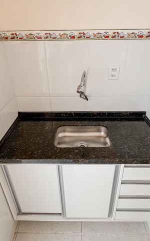 Apartamento à venda com 60m², 1 quarto e sem vaga Apartamento à venda com 60m², 1 quarto e sem vagaCozinha