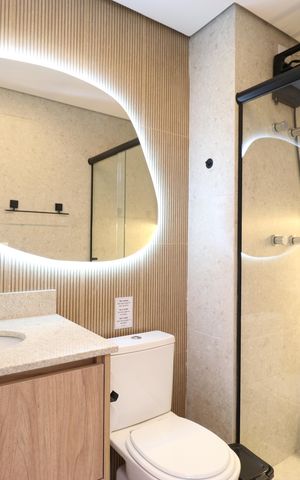 Studio para alugar com 27m², 1 quarto e sem vagaBanheiro Social