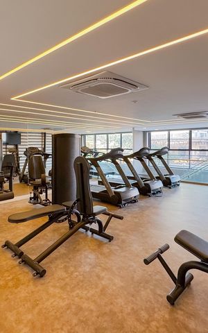 Studio para alugar com 45m², 1 quarto e sem vaga Studio para alugar com 45m², 1 quarto e sem vagaAcademia