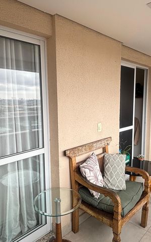 Apartamento à venda com 78m², 2 quartos e 2 vagasVaranda da Sala