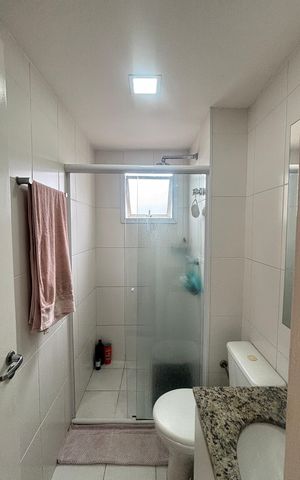 Apartamento à venda com 78m², 2 quartos e 2 vagasBanheiro da Suíte 1