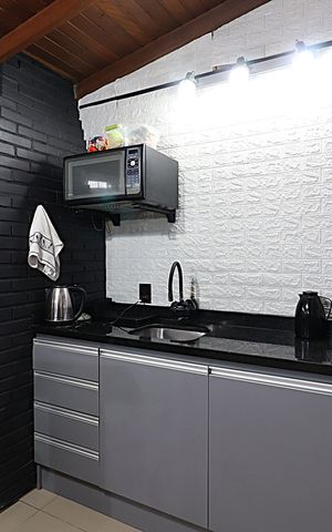 Casa à venda com 110m², 3 quartos e 2 vagasCozinha - Churrasqueira