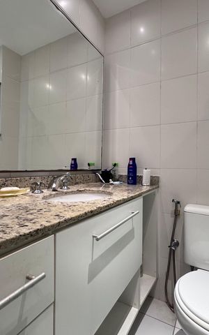 Apartamento à venda com 100m², 3 quartos e 1 vaga Apartamento à venda com 100m², 3 quartos e 1 vagaBanheiro da sU
