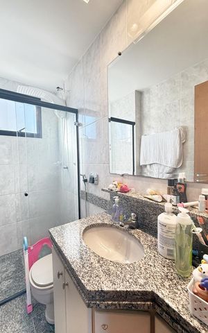 Apartamento à venda com 100m², 3 quartos e 2 vagas Apartamento à venda com 100m², 3 quartos e 2 vagasBanheiro Social