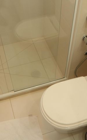 Apartamento para alugar com 267m², 4 quartos e 5 vagasBanheiro da Suíte 1