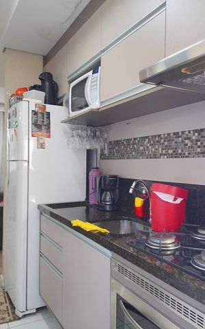 Apartamento à venda com 52m², 2 quartos e 1 vagaCozinha