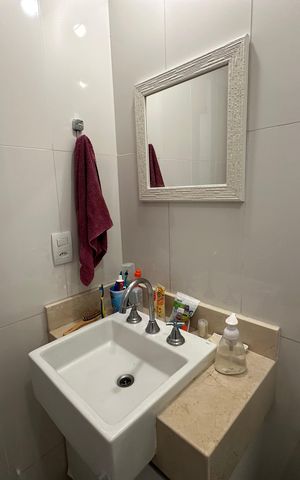 Apartamento para alugar com 68m², 2 quartos e 1 vaga Apartamento para alugar com 68m², 2 quartos e 1 vagaBanheiro Social