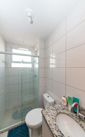 Apartamento para alugar com 45m², 2 quartos e 1 vaga Apartamento para alugar com 45m², 2 quartos e 1 vagaBanheiro Social