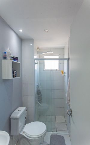 Apartamento à venda com 60m², 2 quartos e 1 vaga Apartamento à venda com 60m², 2 quartos e 1 vagaBanheiro da Suíte