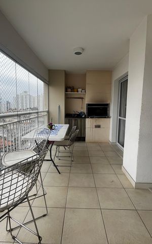 Apartamento à venda com 122m², 4 quartos e 2 vagasVaranda gourmet