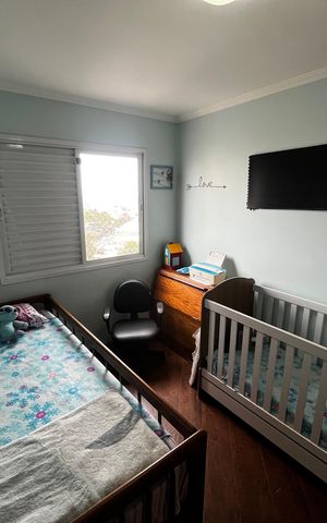 Apartamento à venda com 122m², 4 quartos e 2 vagasQuarto 2