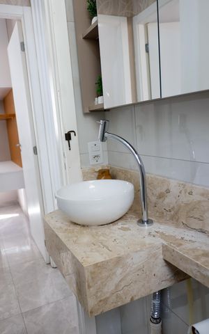 Apartamento à venda com 40m², 2 quartos e 1 vaga Apartamento à venda com 40m², 2 quartos e 1 vagaBanheiro