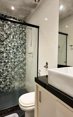 Apartamento para alugar com 129m², 2 quartos e sem vaga Apartamento para alugar com 129m², 2 quartos e sem vagaBanheiro Social