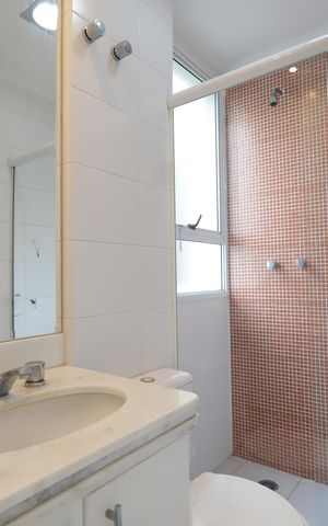 Apartamento para alugar com 114m², 3 quartos e 3 vagasBanheiro da Suíte 1
