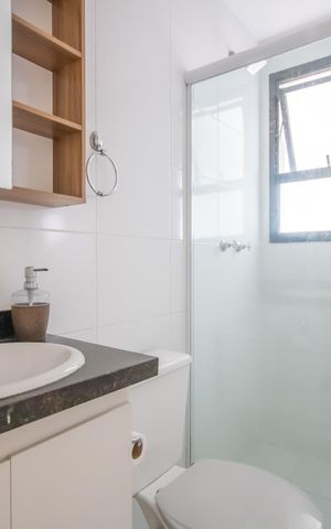Apartamento à venda com 63m², 3 quartos e 2 vagas Apartamento à venda com 63m², 3 quartos e 2 vagasBanheiro 2