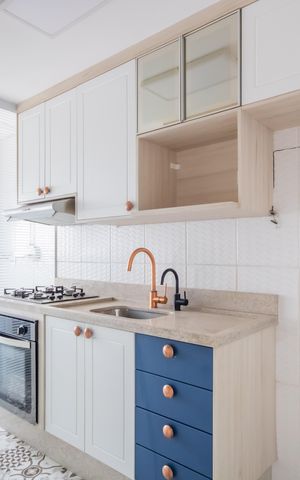 Apartamento à venda com 63m², 3 quartos e 2 vagas Apartamento à venda com 63m², 3 quartos e 2 vagasCozinha