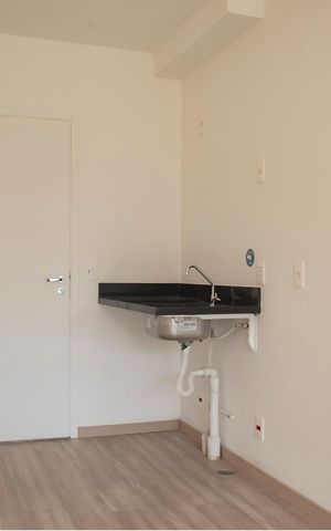 Studio à venda com 25m², 1 quarto e sem vagaCozinha