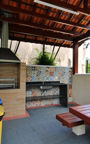 Apartamento à venda com 74m², 3 quartos e 2 vagasÁrea comum - Churrasqueira