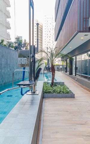 Studio à venda com 22m², 1 quarto e sem vagaÁrea comum - Piscina