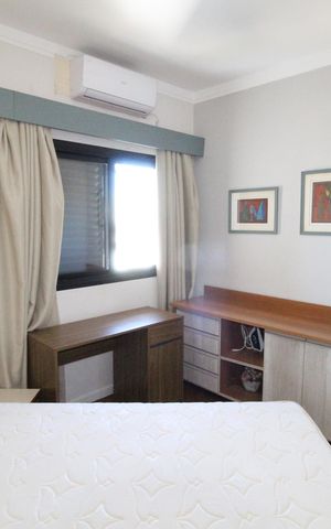 Studio para alugar com 35m², 1 quarto e 1 vagaQuarto