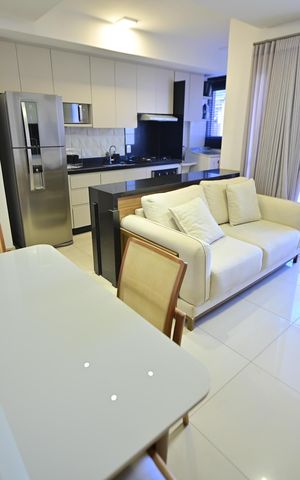 Apartamento para alugar com 42m², 1 quarto e 1 vaga Apartamento para alugar com 42m², 1 quarto e 1 vagaSala