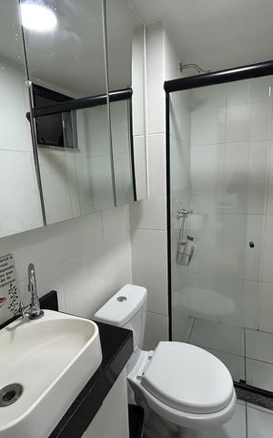 Apartamento à venda com 33m², 1 quarto e sem vagaBanheiro
