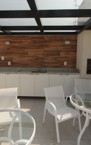 Apartamento à venda com 33m², 1 quarto e sem vagaÁrea comum - Churrasqueira