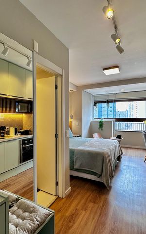 Studio para alugar com 25m², 0 quarto e sem vaga Studio para alugar com 25m², 0 quarto e sem vagaCozinha