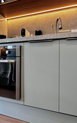 Studio para alugar com 25m², 0 quarto e sem vaga Studio para alugar com 25m², 0 quarto e sem vagaCozinha