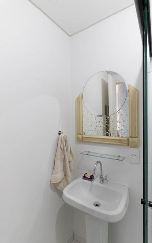 Apartamento para alugar com 33m², 1 quarto e 1 vaga Apartamento para alugar com 33m², 1 quarto e 1 vagaBanheiro Social