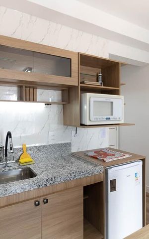 Apartamento para alugar com 33m², 1 quarto e 1 vaga Apartamento para alugar com 33m², 1 quarto e 1 vagaCozinha