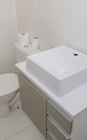 Apartamento para alugar com 33m², 2 quartos e sem vaga Apartamento para alugar com 33m², 2 quartos e sem vagaBanheiro