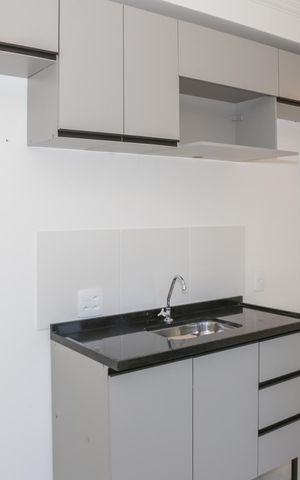 Apartamento para alugar com 33m², 2 quartos e sem vaga Apartamento para alugar com 33m², 2 quartos e sem vagaCozinha e Área de Serviço