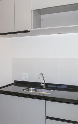Apartamento para alugar com 33m², 2 quartos e sem vaga Apartamento para alugar com 33m², 2 quartos e sem vagaCozinha e Área de Serviço