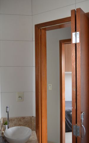 Apartamento à venda com 100m², 2 quartos e 2 vagasBanheiro Social