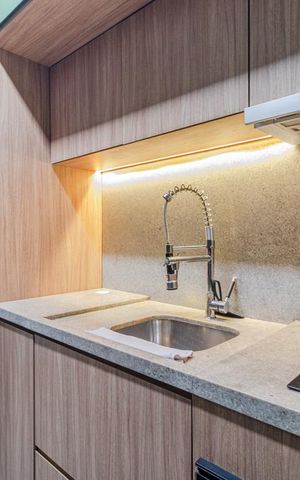 Studio à venda com 25m², 1 quarto e sem vagaCozinha