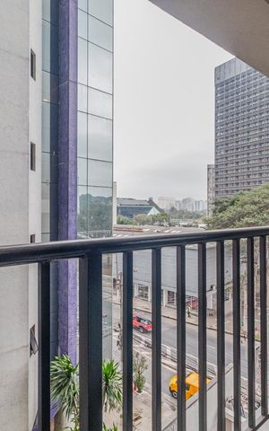 Studio à venda com 25m², 1 quarto e sem vagaVaranda